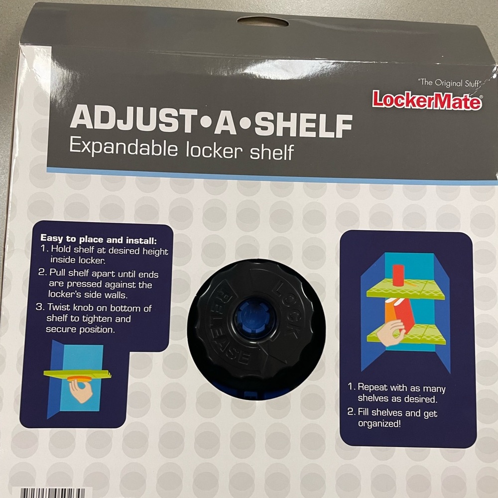 LockerMate Adjustable Locker Shelf